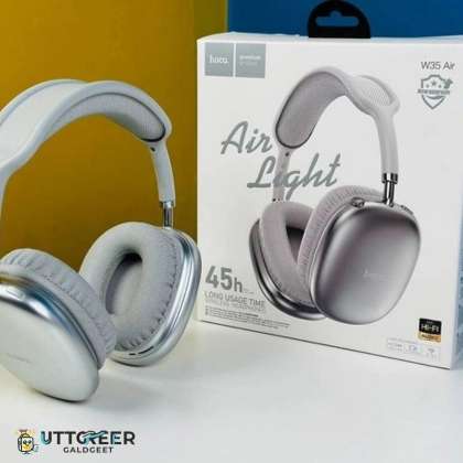 Hoco W35 Air Wireless Headphone Silver Color